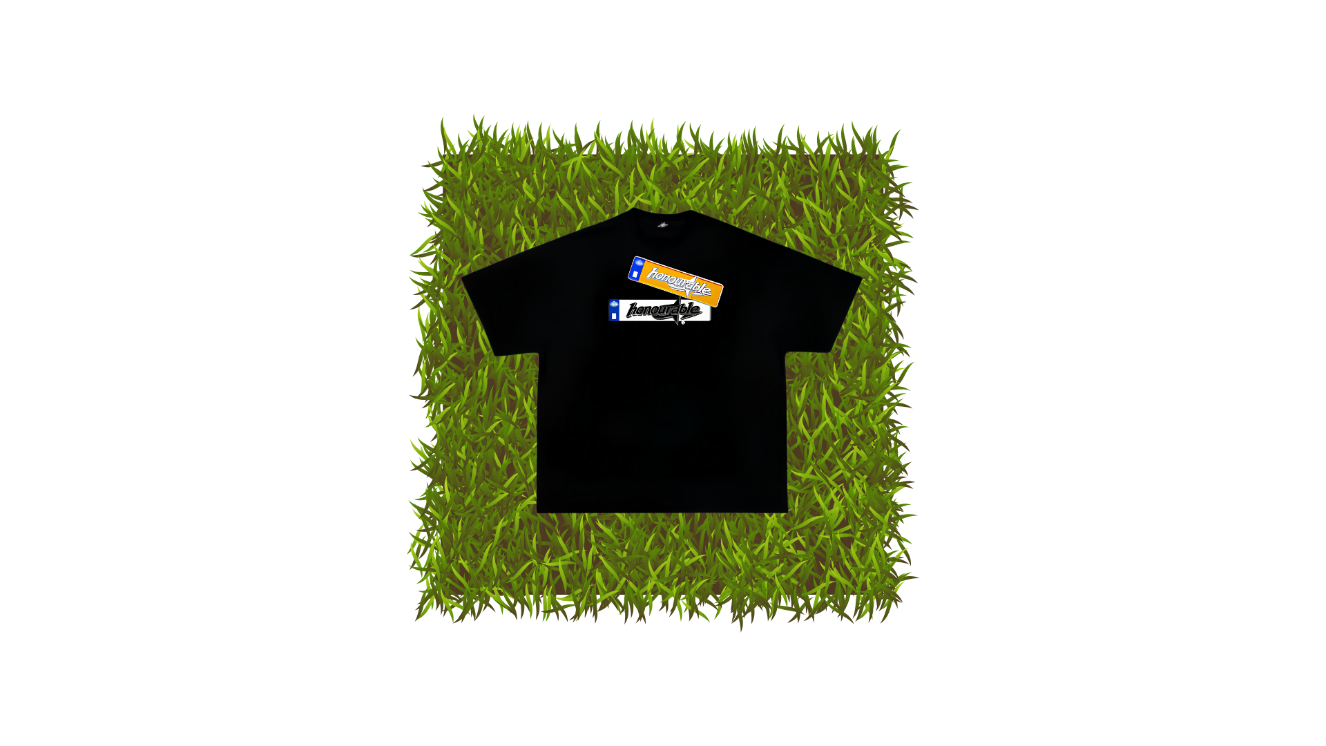 PLATE - BLACK TEE