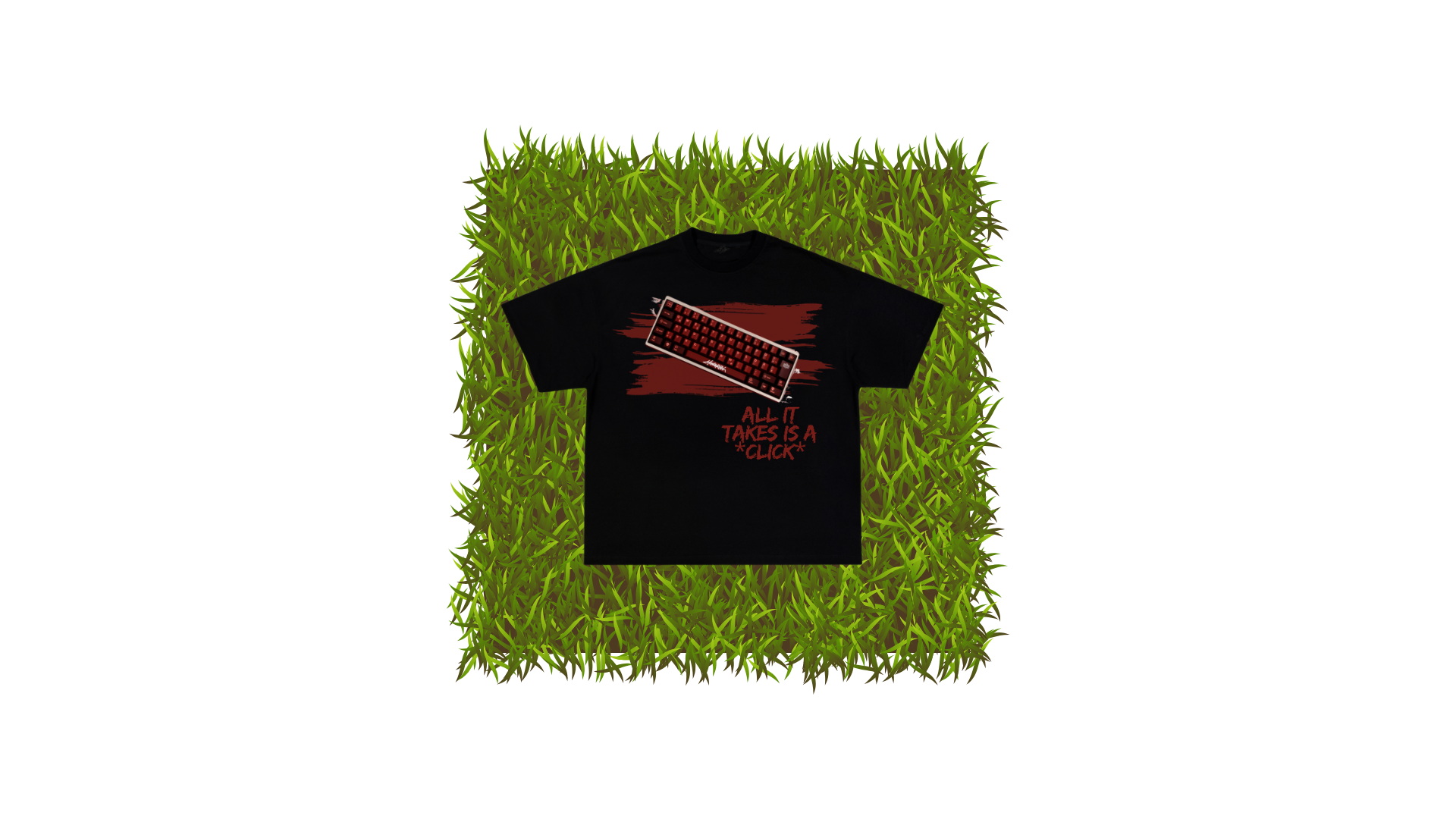 CLICK TEE - BLACK