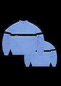 KNIT SWEATER - BLUE